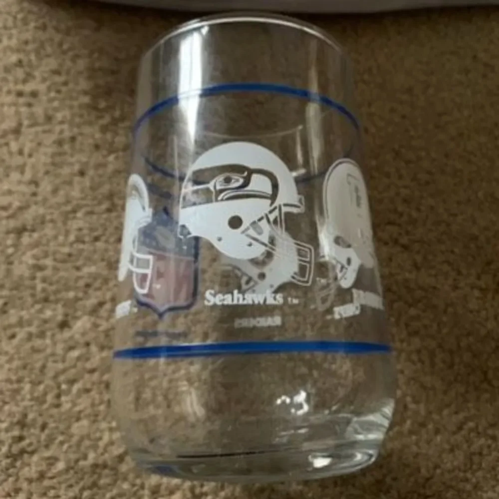 NFL AFC Western Division Glass Drink Tumbler